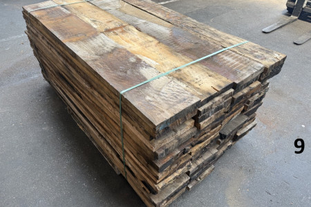 Aanbieding per pallet. Oud houten planken uit de havens!